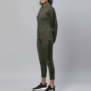 <b>Women's</b> High Quality Lightweight Cotton/Polyester Drawstring Track Suits with Long Sleeves Fashion Active Bottoms - Product Image 5