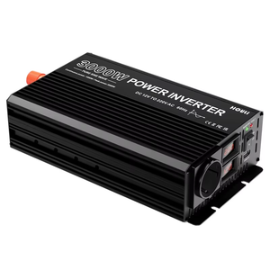 Inversor de Corriente de Onda Sinusoidal Pura de 3000W, Convertidor de CC a CA de 12V/24V a 220V, Apto para Automóviles, Hogares, Autocaravanas y Sistemas Solares - Product Image 6