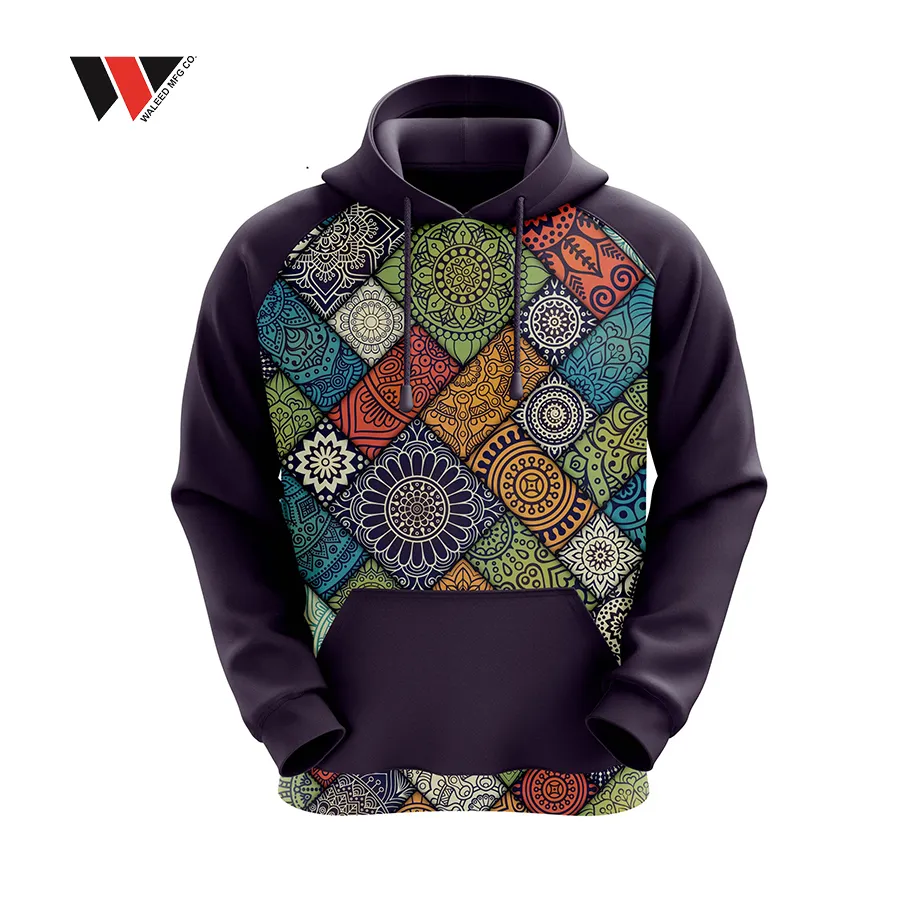 Custom 100% polyester heavy plain blank oversized hoodie sweatshirts unisex plus size men's hoodies For Sublimation in pakistan