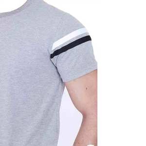 ชุดเสื้อและกางเกงขาสั้นลำลองผ้าเทอร์รี่สำหรับฤดูร้อน สไตล์สปอร์ต แฟชั่นใหม่ รับทำโลโก้  ชุดออกกำลังกายผ้าฝ้ายสำหรับผู้ชาย ขายส่ง - Product Image 5