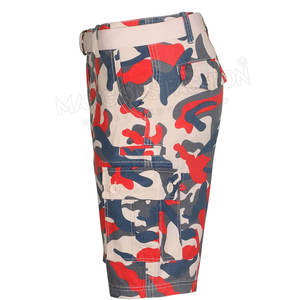 กางเกงขาสั้นลายพรางพิมพ์ลายใหม่สำหรับผู้ชายปี 2025 กางเกงขาสั้นย้อมสีแบบผูกเชือก กางเกงจ็อกเกอร์ผ้าฝ้ายเฟรนช์เทอร์รี่แบบกำหนดเอง กางเกงขาสั้นฟอกสี - Product Image 6