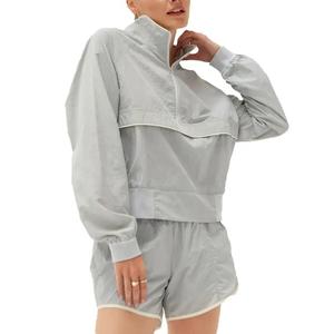 Vente en gros coupe-vent d'été respirant 100% polyester de qualité supérieure pour hommes ensemble deux pièces vêtements d'entraînement col montant - Product Image 3