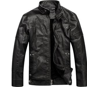 Diseña tus Propias Chaquetas de Cuero de Moda, Chaqueta de Cuero para Hombre de Alta Calidad al Mejor Precio, Chaqueta de Cuero con Cremallera y Manga Larga para Hombre - Product Image 1