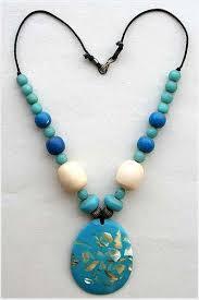 Collier personnalisé en résine époxy vintage pour femmes, fait à la main, produit de meilleure qualité, chaîne de perles à bas prix pour fête - Product Image 3