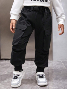 Pantalon de jogging décontracté à taille haute en molleton 100% coton personnalisé, avec poche, pour le travail - Product Image 6