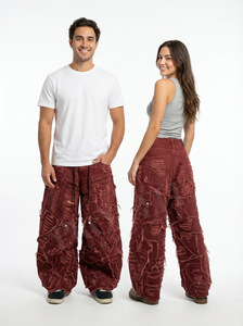 Pantalones Cargo de Mezclilla Desgastados Estilo Americano, Pierna Ancha, Estilo Urbano, Ajuste Holgado, Pantalones Utilitarios, Moda Casual, Ropa de Trabajo - Product Image 4
