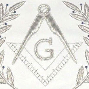 Custom Color Past Masonic Aprons <b>Silver</b> Handmade Embroidery Customized Heavy Duty Masonic Regalia Aprons for Sale - Product Image 5