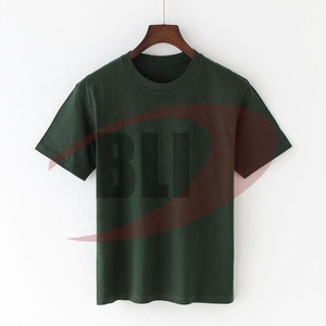 Services OEM – T-shirts à manches courtes 100 % coton de haute qualité, coupe classique, style streetwear décontracté, en coton tissé, pour hommes - Product Image 2