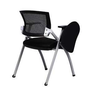 Contemporary Mesh Back Folding <b>Office</b> Chair Adjustable Height Foam & Fabric with Adjustable Headrest by Beema - Product Image 3