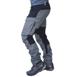 Pantalones Cargo tácticos para hombre, impermeables, elásticos, para senderismo, caza, para exteriores, informales, multibolsillos, para correr, de trabajo, más tela alta - Product Image 5