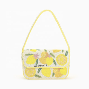 Sac à Bandoulière Perlé d'Inspiration Marine Fait Main, Sac à Main de Plage pour Femme, Cabas Bohème, Sacoche d'Été Tendance pour le Voyage, Design Personnalisé - Product Image 4