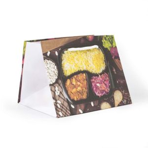 กระดาษหนาสำหรับห่อของทรงสี่เหลี่ยม 28x28x30 ซม. - กระดาษเคลือบสี 4 สี แบบปรับแต่งได้ - Product Image 4