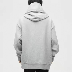 Sweat à capuche moussant imprimé en 3d personnalisé pour hommes, pull-over à capuche imprimé en coton personnalisé, sweat-shirt à capuche à double panneau exclusif - Product Image 3