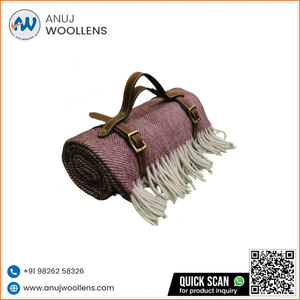 ผ้าห่มก้างปลาเนื้อนุ่มดีไซน์ทันสมัยจากผู้ขายและผู้ผลิตอินเดีย - Product Image 2