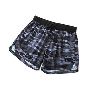 Shorts de course pour hommes à taille élastique, séchage rapide, respirants, 100% polyester, imprimés en 3D, sublimation personnalisée, vêtements de sport et d'entraînement - Product Image 2