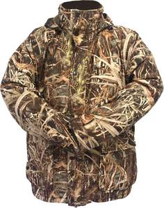 Vêtements de chasse silencieux en softshell pour hommes, résistants à l'eau, camouflage, randonnée en plein air, veste à capuche en polaire - Product Image 1
