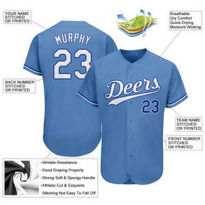 Jersey de béisbol sublimado de alta calidad, proveedor personalizado, ropa deportiva ligera y duradera con control de humedad para equipos profesionales - Product Image 6