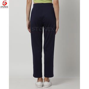 กางเกงวอร์มขาตรงเอวสูงสำหรับผู้หญิงกางเกงวอร์มแนวลำลองสำหรับเด็กผู้หญิง - Product Image 3