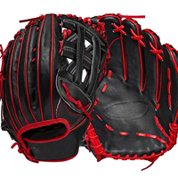 Guantes de Cuero de Alta Calidad para Mano Izquierda y Derecha, Guante Profesional de Béisbol para Fildeo, Logotipo Personalizado