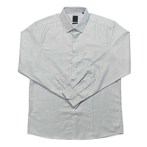 Camisas casuales formales de diseño personalizado para hombre 100% algodón elegante sólido Oliva suave ajustado cómodo de BD - Product Image 4