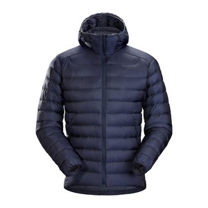 Chaqueta acolchada ligera para hombre, chaqueta de invierno hinchada resistente al agua con capucha desmontable para nieve, esquí, viaje, chaqueta al aire libre - Product Image 2