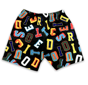 กางเกงขาสั้นบาสเก็ตบอลระบายอากาศพิมพ์ซับลิเมชันสำหรับผู้ชายผู้หญิงทำจากโพลีเอสเตอร์100% ตามสั่งฤดูร้อน - Product Image 3