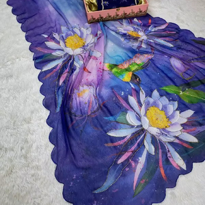 Modern Georgette Handwork Saree Trending Product para Diwali & Beach Ocasiones - Product Image 1