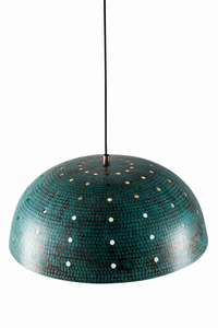 Lámpara Colgante Mexicana de Cobre con Pátina - Sandia Agujero - Product Image 5