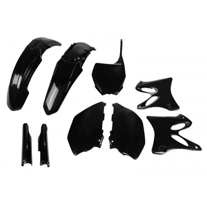 Kit Completo di Plastiche per Yamaha YZ 125 2006-2007, Parti Moto in Carbonio CNC, Nero, Marca XFUN, Made in Italy - Product Image 1