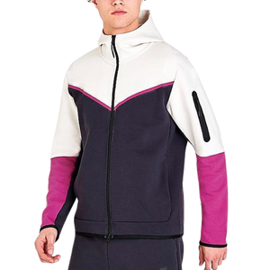 Sudadera con capucha con cremallera personalizada exclusiva al por mayor: bordado de gran tamaño con cremallera Premium Heavyweight 100% algodón logotipo personalizado de alta calidad - Product Image 1