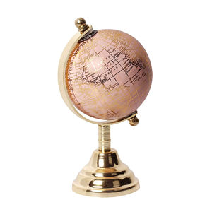 El mejor globo de madera y metal oscuro con tamaño personalizado Nuevo diseño Mejor venta en globo de metal Producto náutico - Product Image 5