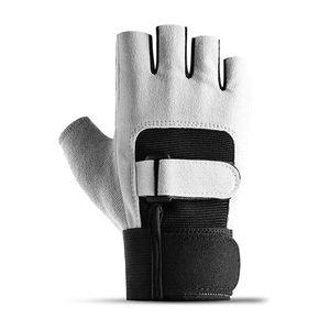 Los guantes de ciclismo más vendidos Los más demandados Guantes de mano de cuero de vaca genuino para levantamiento de pesas Guantes de Ciclismo de Entrenamiento Personalizados - Product Image 3