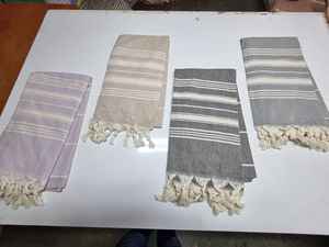 Virgo modelo borla toalla turca algodón calidad Peshtemal colorido suave playa secado rápido lavable hogar Spa piscina - Product Image 6