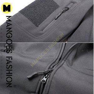 <b>Men's</b> Camouflage Tactical <b>Soft</b> <b>Shell</b> <b>Jacket</b> High Street Winter Stand Corduroy Windproof Breathable Lightweight Cotton/Polyester - Product Image 4