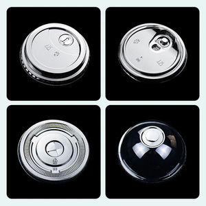 PP Matériau Alimentaire Couvercle En Plastique Tasses avec Logo Personnalisé Écologique Jetable OEM 90/80mm - Product Image 2