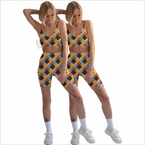 Créez votre propre ensemble de yoga pour femmes, couleur personnalisée, dernier design, en spandex et polyester. - Product Image 4