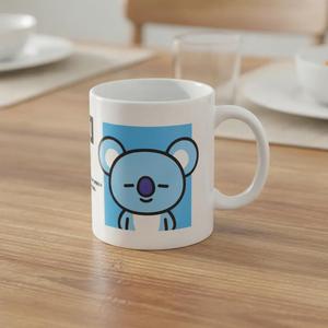 Tazza in Ceramica BT21 con Design Koya, Tazza da Caffè Stampata per Casa, Ufficio e Regalo - Product Image 5