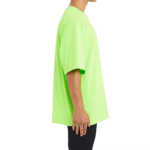 เสื้อยืดวินเทจโอเวอร์ไซส์สำหรับผู้ชายเสื้อยืดโอเวอร์ไซซ์ผ้าฝ้าย100% เฮฟวี่เวททรงหลวมสำหรับฤดูใบไม้ผลิฤดูร้อน - Product Image 6