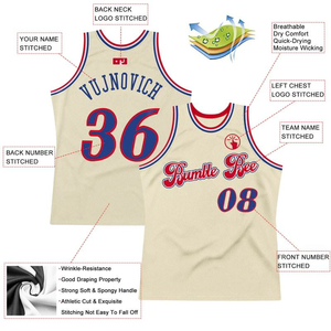 Camiseta de Baloncesto Personalizada con Estampado, Beige, Azul, Rojo, Malla, Sin Mangas, Uniforme de Equipo, Talla Grande para Hombre, Transpirable, Ecológica, 3D - Product Image 2
