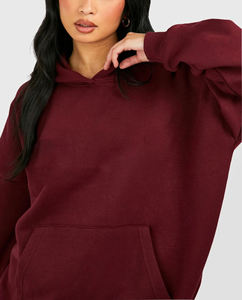 Survêtement personnalisé lourd pour femmes Ensemble 2 pièces surdimensionné Pull à manches longues Pantalon de jogging à jambes larges Survêtement de survêtement noir - Product Image 5