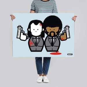 Póster Moderno Estilo Gangsta, Decoración de Pared Elegante Hecha de Papel - Product Image 4