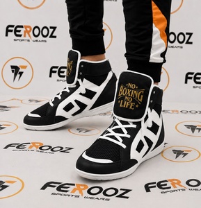 Calzado de Boxeo Profesional de Último Diseño en Cuero PU, NO Boxing No Life, Ligero y de Primera Calidad - Product Image 3