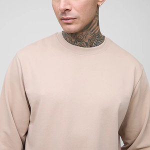 Heavyweight 100% Cotton Oversize Sweatshirt Unique Design Drop Shoulder Autumn Casual Wear Custom Logo Man <b>Hoodies</b> <b>Plain</b> Dyed - Product Image 5
