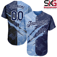 Maillot de baseball personnalisé à rayures fines |   Uniforme d'équipe de sublimation |   Vêtements de sport personnalisés avec nom et numéro