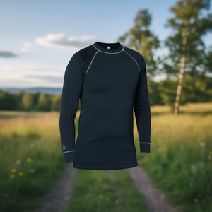 ELKA RAINWEAR Thermal <b>Undershirt</b> Size L-Black Promotional T-Shirt - Product Image 3