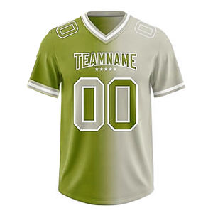 Meilleur modèle d'uniforme de football à manches courtes pour entraînement d'équipe Hauts de football américain Maillot de football américain pour homme - Product Image 2