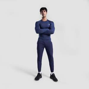 GA 2.0 Navy Compression <b>Long</b> <b>Sleeves</b> Men's <b>Undershirts</b> - Product Image 4
