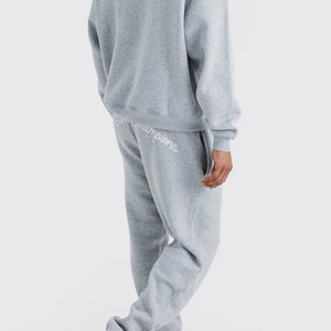 Conjunto de Sudadera con Capucha y Pantalones Deportivos para Hombre, Estilo Vintage, de Alta Calidad, Transpirable, Lavado Ácido, con Parches Bordados, Tallas Grandes, para Invierno - Product Image 5