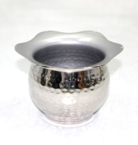 El mejor vendedor, soporte votivo redondo de aluminio, recipientes para velas de Color níquel plateado para decoración del hogar, hecho a mano, personalizado a granel - Product Image 4