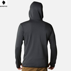 เสื้อมีฮู้ดแบบซิปรูดวินเทจของผู้ชายเสื้อผ้าแนวสตรีทพร้อมพัฟพลอยเทียม100% เสื้อผ้าฤดูหนาวผลิตตามสั่ง - Product Image 5